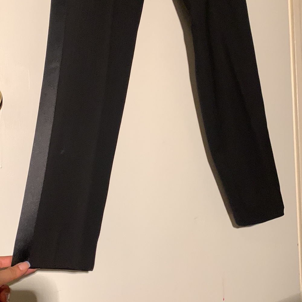 Bergdorf Black Tuxedo Smoking Pants